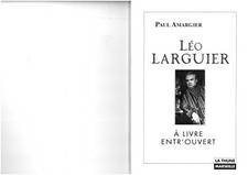 Leo larguier livre d'occasion  France
