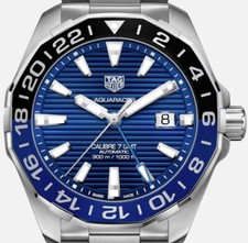 TAG Heuer Aquaracer Calibre 7 GMT Batman WAY201T.BA0927 Automático 300M - Estado perfeito comprar usado  Enviando para Brazil