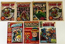 Lote de 7 piezas de revista de cómics Marvel Reino Unido X-Men Ant-Man Fantastic Four Hulk Marvelmania segunda mano  Embacar hacia Mexico