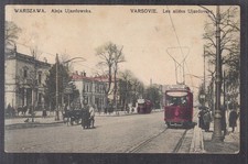 6292. Ak Polska Warszawa Aleja Ujazdowska z tramwajem 1909 na sprzedaż 6292. Ak Polska Warszawa Aleja Ujazdowska z tramwajem 1909 na sprzedaż  Wysyłka do Poland