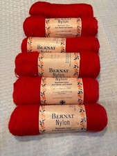 Lote de fios de náilon Bernate - 5 novelos novos vintage 1 usado, usado comprar usado  Enviando para Brazil