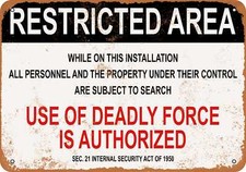 Metal sign military for sale  Minneapolis