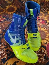 Botas de boxe Nike Hyper KO RARAS/ORIGINAIS azul/volt tamanho 6.5 edição limitada comprar usado  Enviando para Brazil