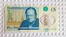 aa09 five pound note for sale  DAVENTRY