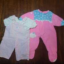 Macacão camisa e dorminhoco estrelado vintage bebê real Hasbro pronto para brincar comprar usado  Enviando para Brazil