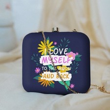 Women printed clutch for sale  MANCHESTER