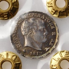 Napoleone soldi 1813 usato  Telese Terme