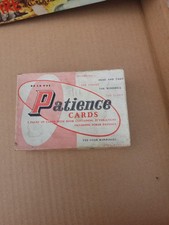 Vintage patience card for sale  WIGAN
