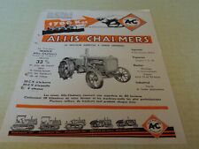 Prospectus brochure tracteur d'occasion  Pont-d'Ain