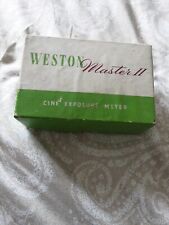 Weston master cine for sale  EXMOUTH