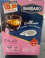 140 Cialde Caffè Barbaro  rosa per  lei 44 esse miscela cremosa cioccolatosa comprar usado  Enviando para Brazil