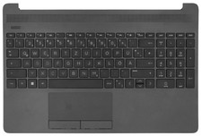 Deutsch Palmrest mit Tastatur für HP 250 G8 250 G9 255 G8 255 G9 QWERTZ Schwarz comprar usado  Enviando para Brazil