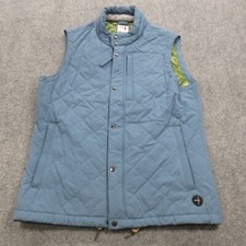 Colete Relwen Masculino Pequeno Azul Nylon Bolsos Acolchoados Snap Mock Pescoço Zíper Completo Tanque comprar usado  Enviando para Brazil