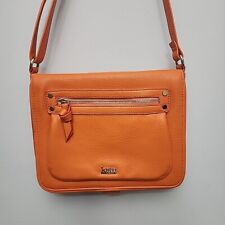 Bolsa de mão Kate Landry acolchoada bolso tablet bolsa de couro laranja comprar usado  Enviando para Brazil