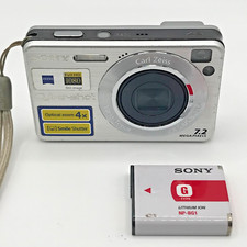 SONY Cyber-Shot DSC-W110 Digital Camera 7 MP Silver and Battery comprar usado  Enviando para Brazil