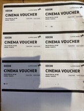 Odeon cinema vouchers for sale  ASHFORD