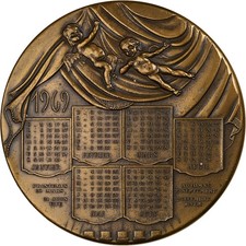 Médaille calendrier nouvelle d'occasion  Lille-