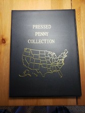 Grande Alongado/Prensado Penny Livro contém 144 Moedas, usado comprar usado  Enviando para Brazil