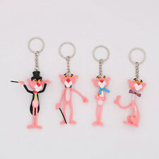 Conjunto de 4 peças mini figura de desenho animado pantera rosa chaveiro pendurado enfeite pingente brinquedo comprar usado  Enviando para Brazil