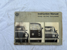 Volkswagen instruction manual for sale Volkswagen instruction manual for sale  WINCHESTER