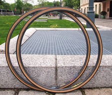 Par de 2 PNEUS TUBULARES QUASE PERFEITOS CLEMENT CF 2001 Itália 250g bicicleta de estrada comprar usado  Enviando para Brazil