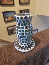 Mosaic glass vase for sale  CHESTER