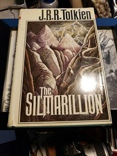 The Silmarillion, J.R.R. Tolkien, 1977, First American Edition w/Map, HC/DJ comprar usado  Enviando para Brazil