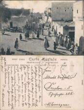 Biskra بسكرة Biskira La Rue des Ouled Nails Postcard Algeria Algerien 1913 comprar usado  Enviando para Brazil