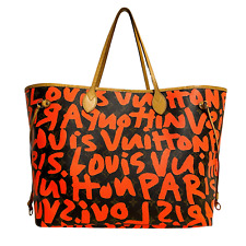 Monograma Louis Vuitton grafite Neverfull GM laranja comprar usado  Enviando para Brazil
