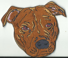 Aufnäher staffordshire bullte gebraucht kaufen  Liebstadt