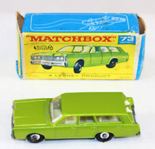 Matchbox #73 1968 MERCURY Station Wagon carro verde limão quase em perfeito estado comprar usado  Enviando para Brazil