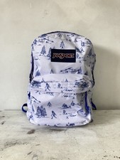 Jansport white blue for sale  BRADFORD