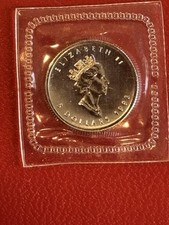 1993 1/10 Oz. Folha de bordo canadense platina US$ 5,00 comprar usado  Enviando para Brazil