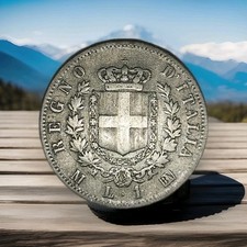 Lira argento coniata usato  Viu