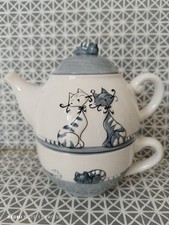 Théière motifs chats d'occasion  Le Faouët