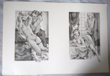 Ancienne belle gravure d'occasion  Le Mans