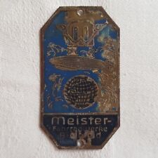 Altes steuerkopfschild meister gebraucht kaufen  Bad Sulza
