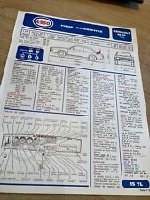 Fiche technique automobile d'occasion  Decize