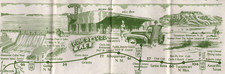 Vintage route placemat d'occasion  Expédié en Belgium