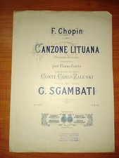 Sgambati chopin canzone usato  Novellara