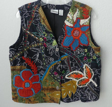 Usado, Antigo Colete Feminino Bordado Floral Chicos Tamanho 2 L Boho Dupla Face Arte para Usar comprar usado Usado, Antigo Colete Feminino Bordado Floral Chicos Tamanho 2 L Boho Dupla Face Arte para Usar comprar usado  Enviando para Brazil