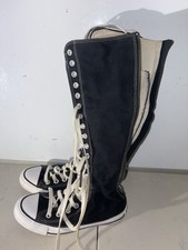 Converse Chuck Taylor All-Star masculino 4 feminino 6 XXHi zíper preto A09429C joelho alto comprar usado  Enviando para Brazil