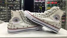 Converse bianche personalizzat usato  Pozzuoli