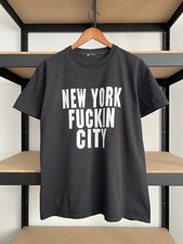 Camiseta Preta Engraçada Vintage Anos 90 Nova York Fuckin City EUA Tamanho M comprar usado  Enviando para Brazil