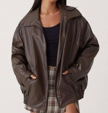 Braune leder jacke gebraucht kaufen  Neustadt an der Weinstraße