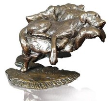 Labrador armchair bronze for sale  STONEHOUSE
