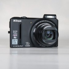 Nikon Coolpix S9100 Digital Camera Black, 12.1MP 18x, Case, Manual - Excellent comprar usado  Enviando para Brazil