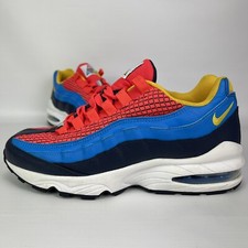 Nike Air Max 95 Now GS tamanho 6Y vermelho carmesim homem aranha mulher 7.5 retrô azul branco, usado comprar usado  Enviando para Brazil