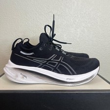 Tênis de corrida Asics Gel-Nimbus 26 1011B794 preto branco masculino tamanho 10 comprar usado  Enviando para Brazil