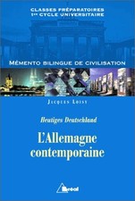 Allemagne contemporaine. heuti d'occasion  Corbeil-Essonnes